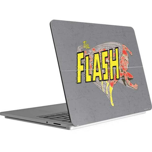 DC Comics The Flash Vintage Action Running Pose Surface Laptop Studio Skin